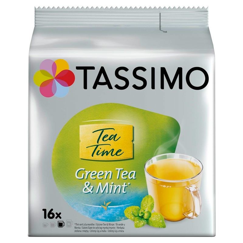 Nuevo Te Verde a la Menta, Tassimo 16 unidades Nuevo Te Verde a la Menta, Tassimo 16 unidades