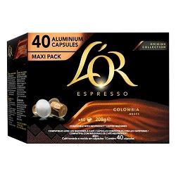 Colombia Andes L'OR Origins Collection, 40 Cápsulas Maxi Pack compatibles Nespresso®