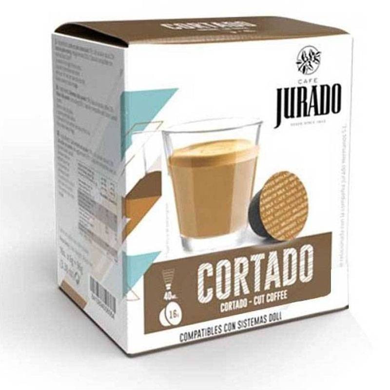 Cortado Espresso  16 Cápsulas cafés JuradoCompatibles  Dolce Gusto®
