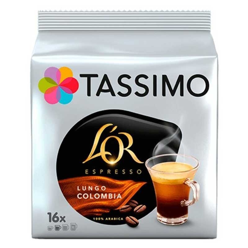 LOr Espresso Colombia Lungo, 16 cápsulas de café Tassimo LOr Espresso Colombia Lungo, 16 cápsulas de café Tassimo