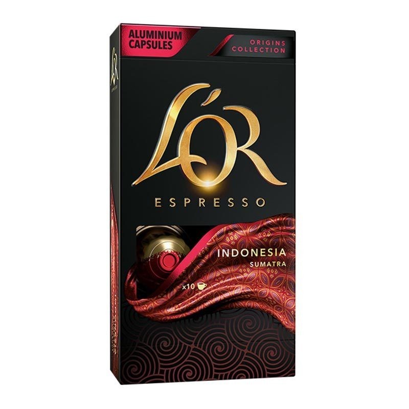 Indonesia L'OR compatible NESPRESSO®10 Cápsulas Indonesia L'OR compatible NESPRESSO®10 Cápsulas