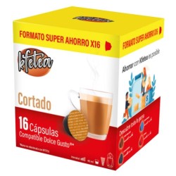 Cortado Kfetea 16 cápsulas compatibles con Dolce Gusto