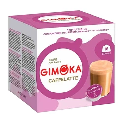Café con Leche  Gimoka  Dolce Gusto® compatible, 16 cápsulas