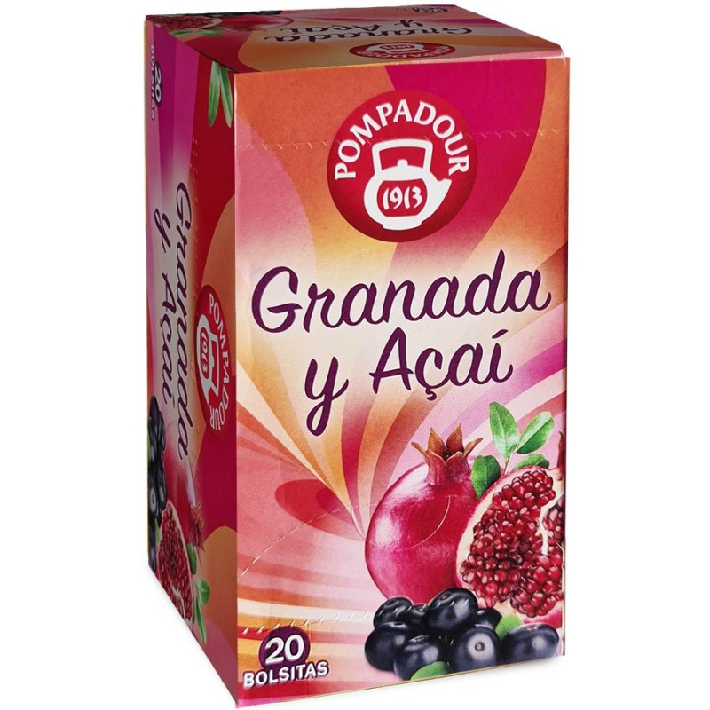 Infusión Granada y Açai Pompadour. 20 unidades Infusión Granada y Açai Pompadour. 20 unidades