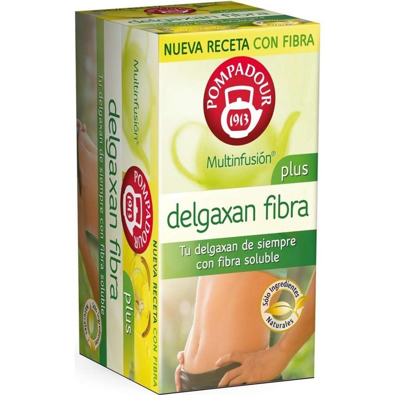 Infusion Delgaxan Fibra Plus, 20 bolsitas Pompadour Infusion Delgaxan Fibra Plus, 20 bolsitas Pompadour