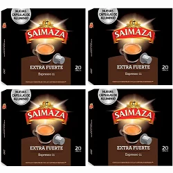 Extra Fuerte Saimaza 4 cajas de 20 cápsulas compatibles Nespresso 8410091070998