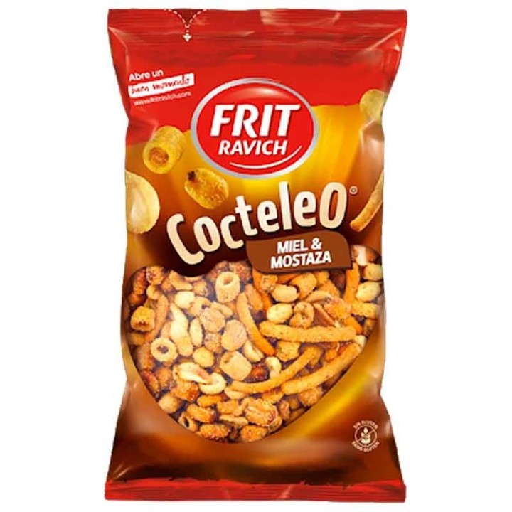 Cocteleo miel y mostaza Frit Ravich 10 Bolsas de 130 gr. 8410564012081