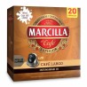 Café Largo Marcilla 20 Cápsulas de aluminio compatibles con Nespresso
