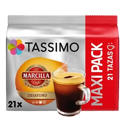 Café Desayuno Tassimo Marcilla 21 capsulas de café