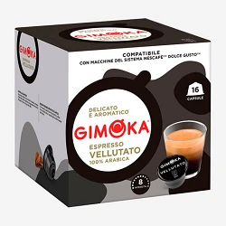 Espresso Gimoka , Dolce Gusto® compatible 16 cápsulas