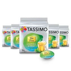 Pack 5 cajas de Te Verde con Menta Tassimo 16 unidades 8711000501696
