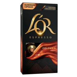 Sabor y Sostenibilidad: Colombia L'OR 10 cápsulas aluminio 2
