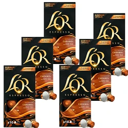 Lor Flavours Caramelo , 10 capsulascompatibles con Nespresso