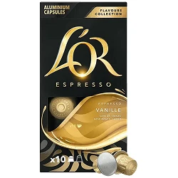 Lor Flavours Vainilla , 10 capsulas compatibles con Nespresso