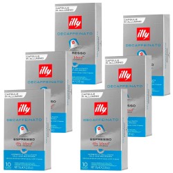 Descafeinado  Illy 60 cápsulas de café Nespresso compatibles