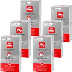 Classico Espresso Illy 60 cápsulas de café compatibles con Nespresso