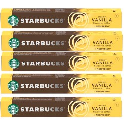 5 Cajas Vainilla 10 Cápsulas para Nespresso de la marca Starbucks