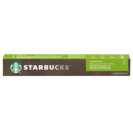 5 tubos de  Guatemala 10 Cápsulas Single Origin Coffee Nespresso Starbucks
