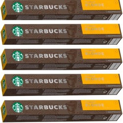 5 TUBOSBlonde Espresso Roast 10 cápsulas Nespresso Starbucks