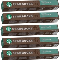 5 tubos de Pike Place Roast Lungo 10 cápsulas Nespresso Starbucks