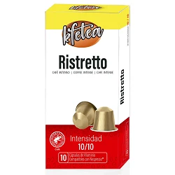 Kfetea Ristretto  compatibles Nespresso 10 capsulas rainforest alliance