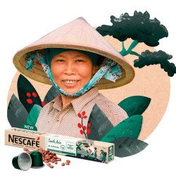 6 tubos South Asia Espresso Nescafé 10 cápsulas Nespresso de aluminio 2