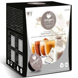 4 cajas de Leche en polvo, 16 cápsulas Origen & Sensations compatibles Dolce Gusto 8435336216139