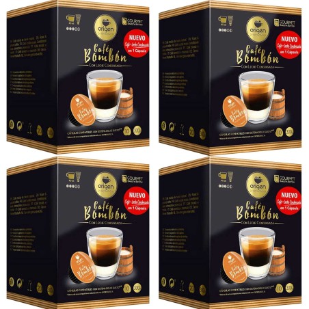 4 cajas de  Café Bombón, 10 cápsulas Origen&Sensations compatibles Dolce Gusto. 8435336210205