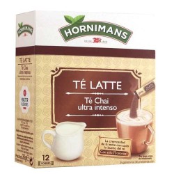4 cajas de  Te Latte Chai ultra intenso soluble , 12 sobres Hornimans 8410091066076