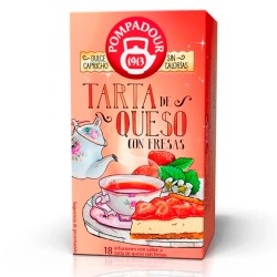 Infusión Tarta de Queso con Fresas Pompadour: Delicia en la Taza 2