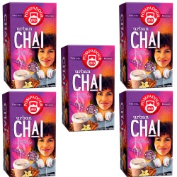 5 cajas de  Urban Chai Pompadour 20 infusiones 8412900401054