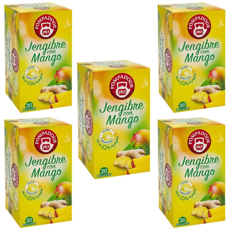 Sabor Exótico: Jengibre con Mango en Pompadour