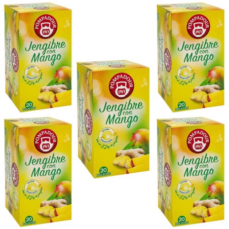 Sabor Exótico: Jengibre con Mango en Pompadour