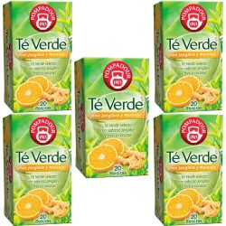 Te Verde Selecto con Jengibre y Naranja - Infusión de Bienestar