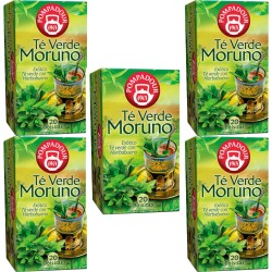 5 cajas de  Té verde Moruno...