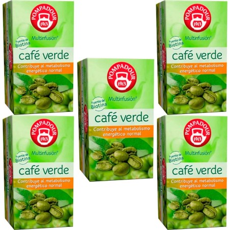 Infusión de Café Verde Pompadour: Energía y Salud Infusión de Café Verde Pompadour: Energía y Salud