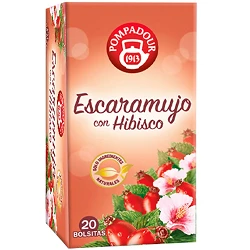 Escaramujo con Hibisco Pompadour 20 infusiones 8412900401146