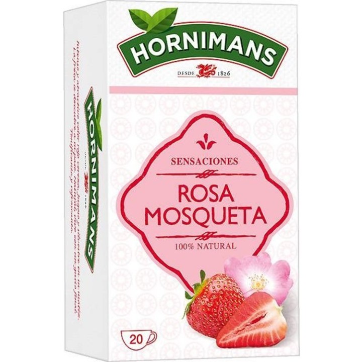 5 cajas de  Infusión Rosa Mosqueta 20 bolsitas Hornimans 8410091025660