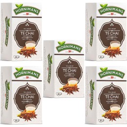5 cajas de  Té Chai con Especias, Hornimans 20 infusiones 8410091108905