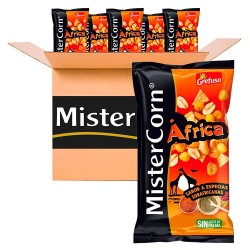 Mister Corn sabores de África. Caja de 18 unidades de 97 gr. 8413164007525