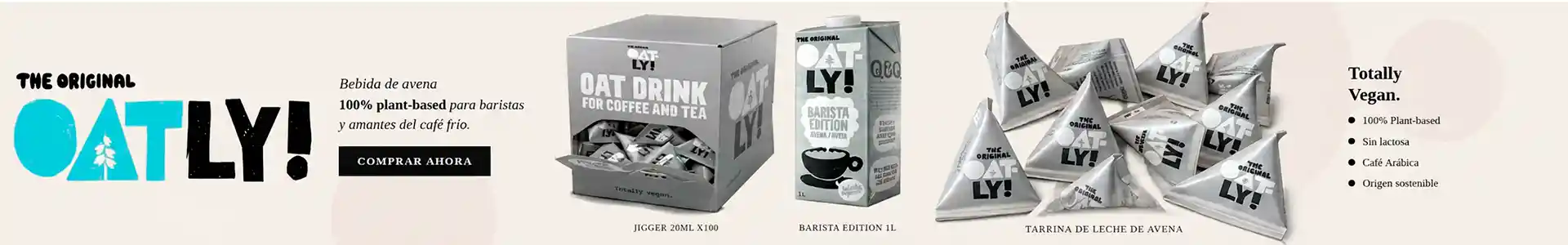 Oatly: bebida de avena para espumar en tu café